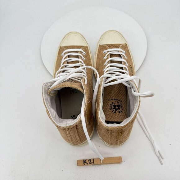 Converse Chuck 70 High Golf Le Fleur Men Size 11 163168C Fabric Weave Brown Shoe - Picture 9 of 11